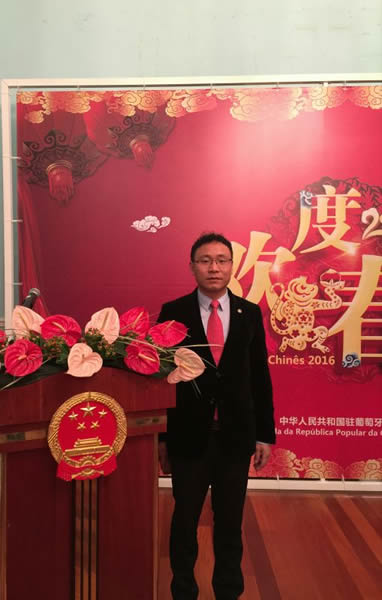 刘秀春出席大使馆春节招待会